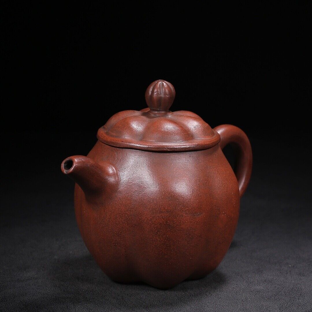 l-0Chinese Yixing Zisha Clay Handmade Exquisite Teapot （凌花 底款：邵友廷）