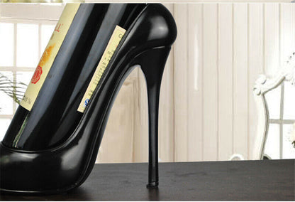 Heel Shoe Shape Wine Bottle Holder Creative Wine Shelf Wine Rack Bar Accessory