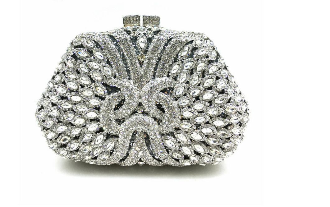Rhinestone Clutch Bags Handmade Wedding Crystal Clutch Purse Evening Bags Women