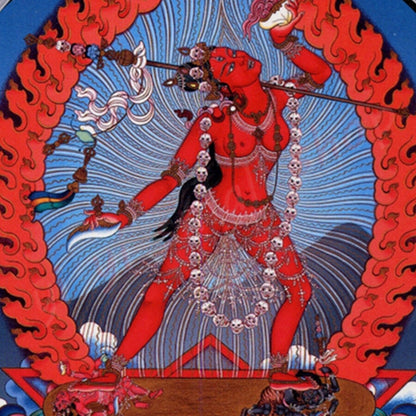 4.33" New Tantric Vajra Yoga Thangka Buddha Statue Crystal Ornaments Craft