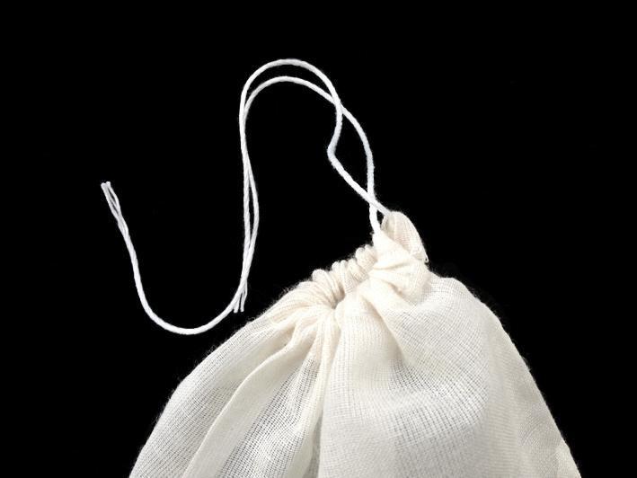 100 PCS 4x6 Cotton Muslin Drawstring Reusable Bags Packing Bath Soap Herbs Tea