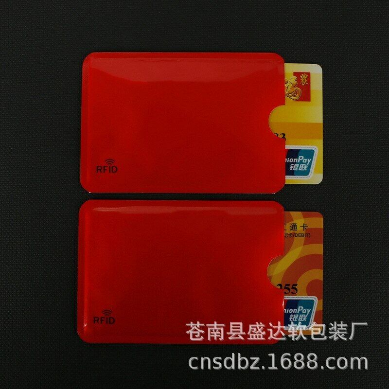 Credit Card Card Case Anti Rfid Bank Metal Card Holder Bag Holder Protector Card