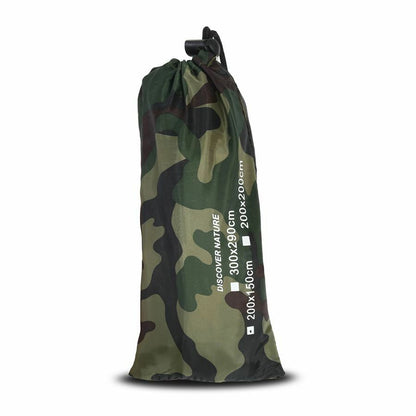 3 Sizes Camouflage Tent Tarp Camping Hunting Shelter Waterproof Outdoor Survival