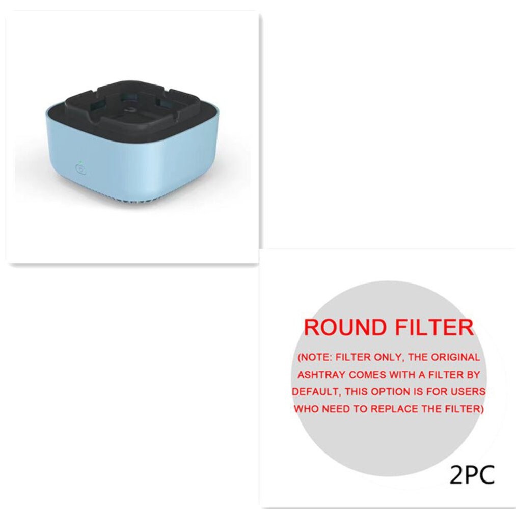Portable Car Ashtray with Air Purifier – Smokers’ Gadget