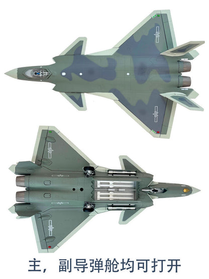 1:72 31CM China J-20 Stealth Fighter Aircraft Diecast Military Airplane Model
