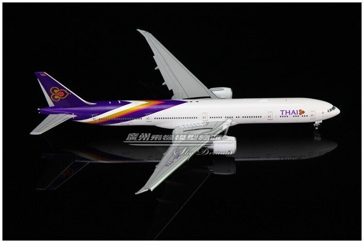 1:400 JC Wings THAI BOEING 777-300ER Passenger Airplane Flap Down Diecast Model