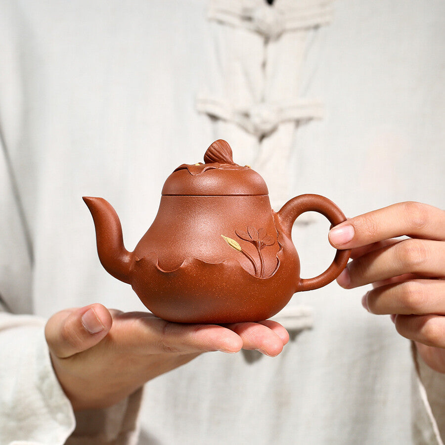Master Tea Pot Handmade Pot with Certificate Paper True Yixing Zisha Marked Pot