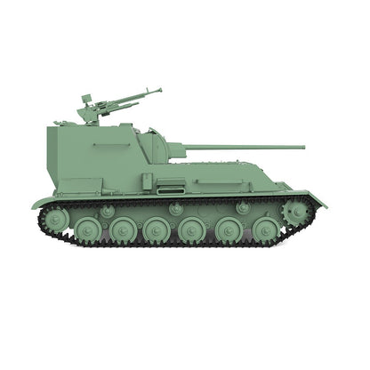 SSMODEL SS72609 1/72 25mm Military Model Kit Soviet SU-76G Tank Destroyer