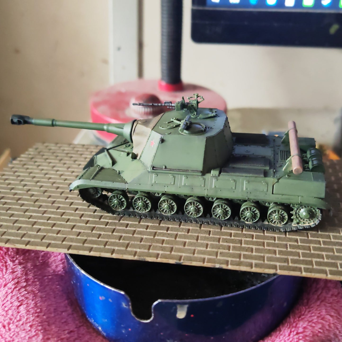 3D Printed 1/72 Soviet Project 268 Tank Finished Product