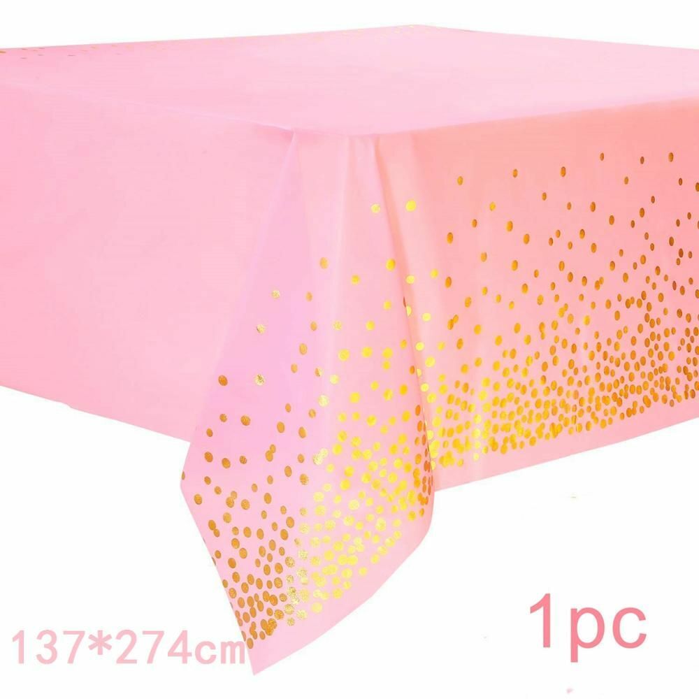 8Pcs/Set Disposable Tableware Plate/Napkin Birthday Wedding Party Decor Supplies