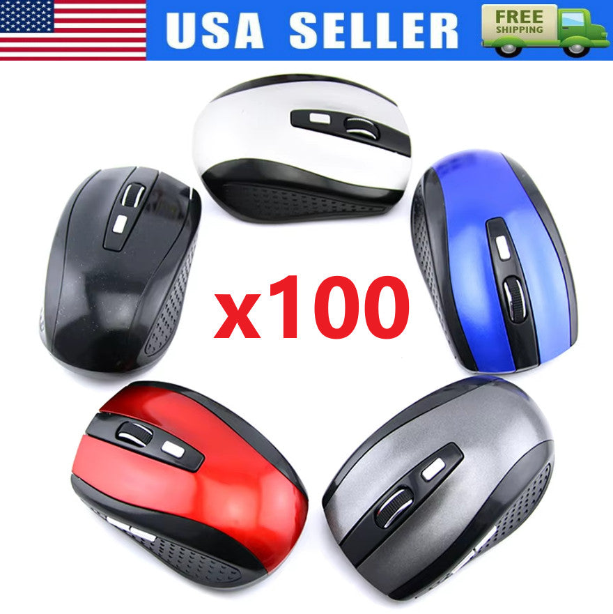 Wireless Optical Mouse Mice 2.4GHz USB Receiver For Laptop PC Computer DPI lot
