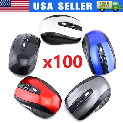 Wireless Optical Mouse Mice 2.4GHz USB Receiver For Laptop PC Computer DPI lot