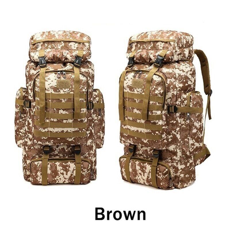 80L Backpack Army Hiking Camping Backpack Travel Outdoor Sports Climbing Bag