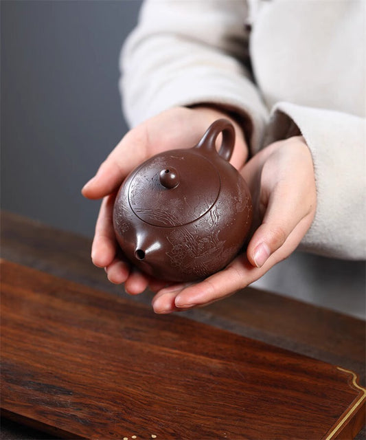 200cc chinese Yixing Handmade Zisha teapot Zi ni XiShi Gongfu HU Tea Pot