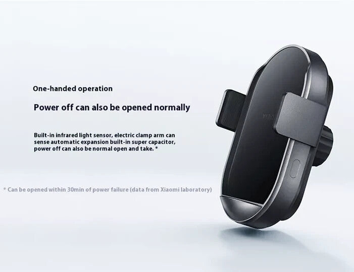 Genuine Xiaomi 50W Car Wireless Fast Charger Air Vent Mount Phone Holder, All Qi