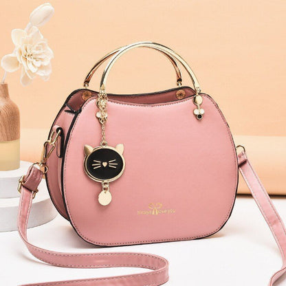 Tote Bag Synthetic Leather Handbags Small Crossbody Purses Polyester Shell Shape