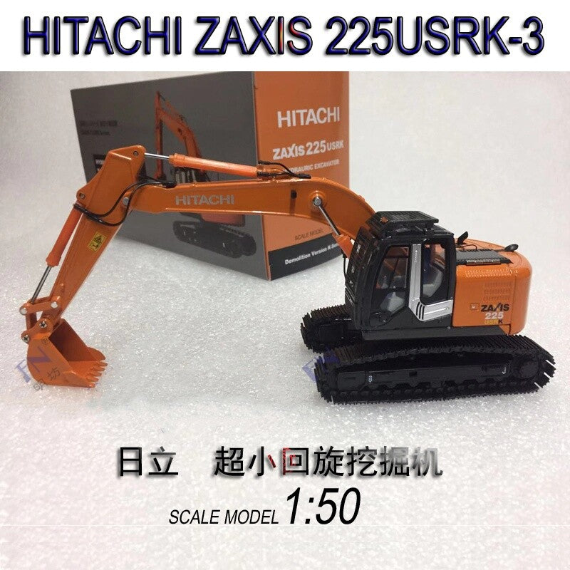 1:50 ZX225USRK-3 Excavator Construction Machine Equipment Diecast Model