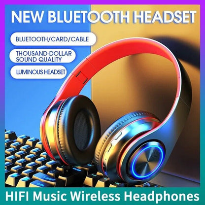 Audifonos inalambricos Bluetooth 5.0 Plegables Auriculares Universal Telefonos