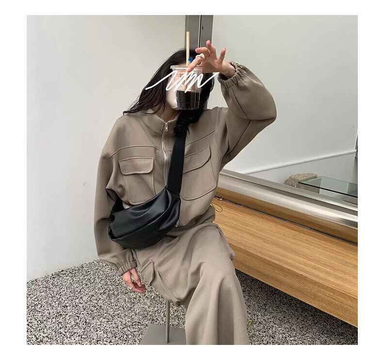 Women's Crossbody Hobo Bags Moon Shape Dumpling Bag Luxury Shoulder Strap Purse