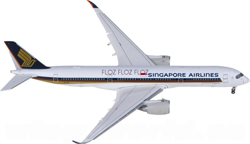 for JC Wings for Singapore Airlines A350-900XWB 9V-SJF Flaps Down 1:400 model