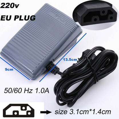 Sewing Machine Foot Pedal Speed Adjust Controller Motor Accessories Power Switch