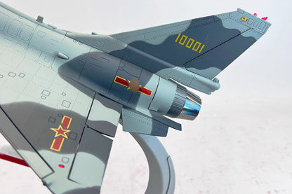 1:30 48CM China Air Force J-10 Fighter Plane Jet Diecast Military Aircraft Model