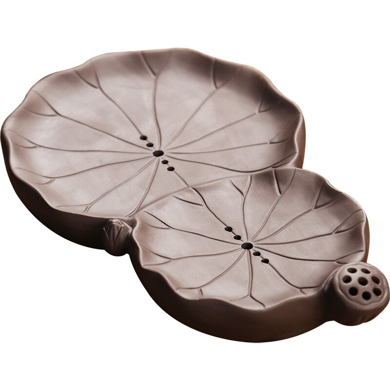 Creative Tea Plate For Pot Tea Cup Zisha Purple Clay Reservoir Tea Tray Small