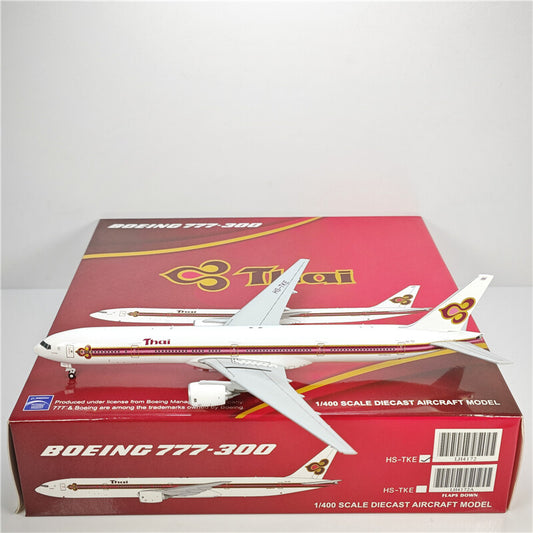 1:400 JC Wings Thai BOEING B777-300Passenger Airplane Diecast Model