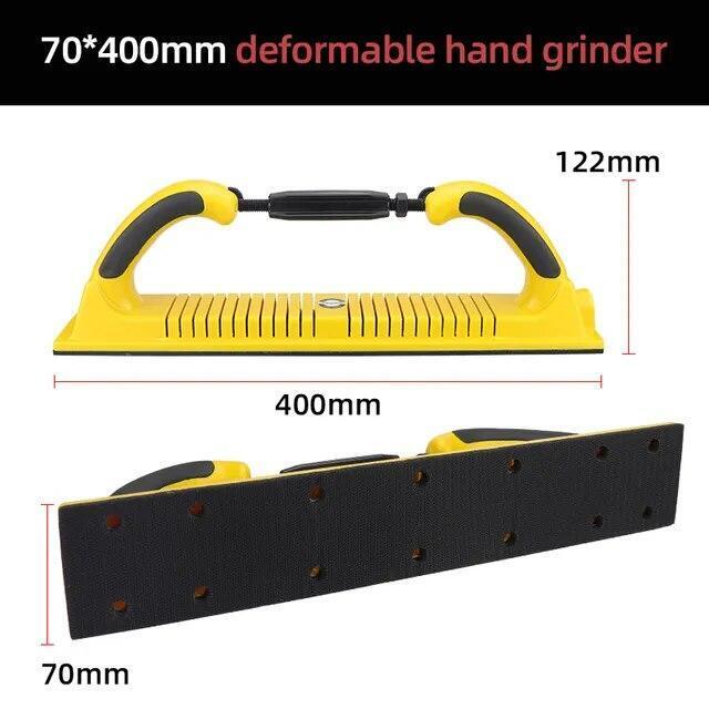 Manual Sanding Block Sandpaper Machine Hand Grinding Holder Handheld Polisher