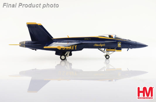 1:72 HM F/A-18E Blue Angels US Navy, 2021 Fighter Diecast Plane Aircraft Model
