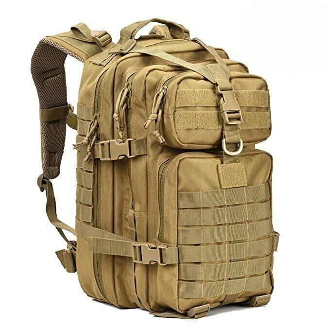 50L Tactical Bag Military Army Backpack Outdoor Multifunction Hiking Rucksack