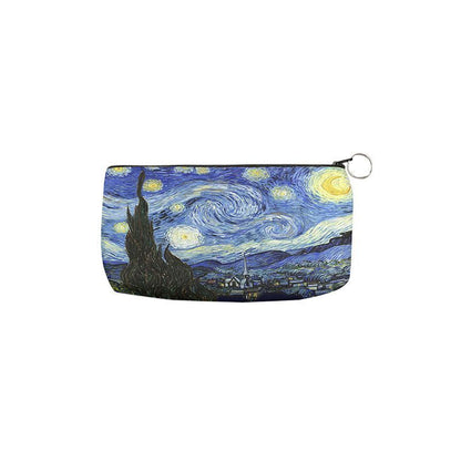 Canvas Cosmetic Bag Art Print Makeup Pouch Bags Traveling Lipstick Handbag Purse