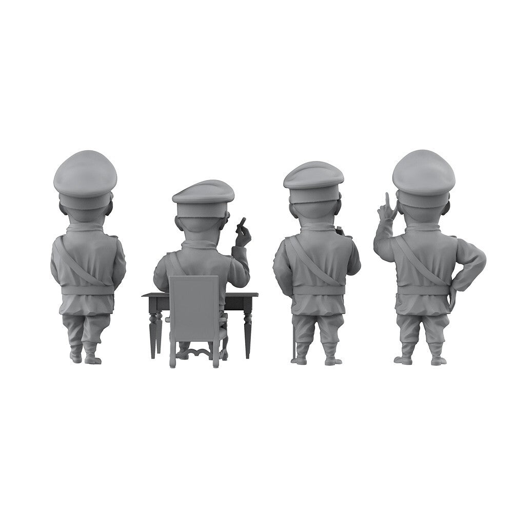 SSMODEL SSRQ144001 1/144 Q-Version Original Soldier Officer Four Person Group