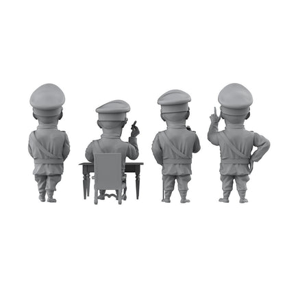 SSMODEL SSRQ144001 1/144 Q-Version Original Soldier Officer Four Person Group