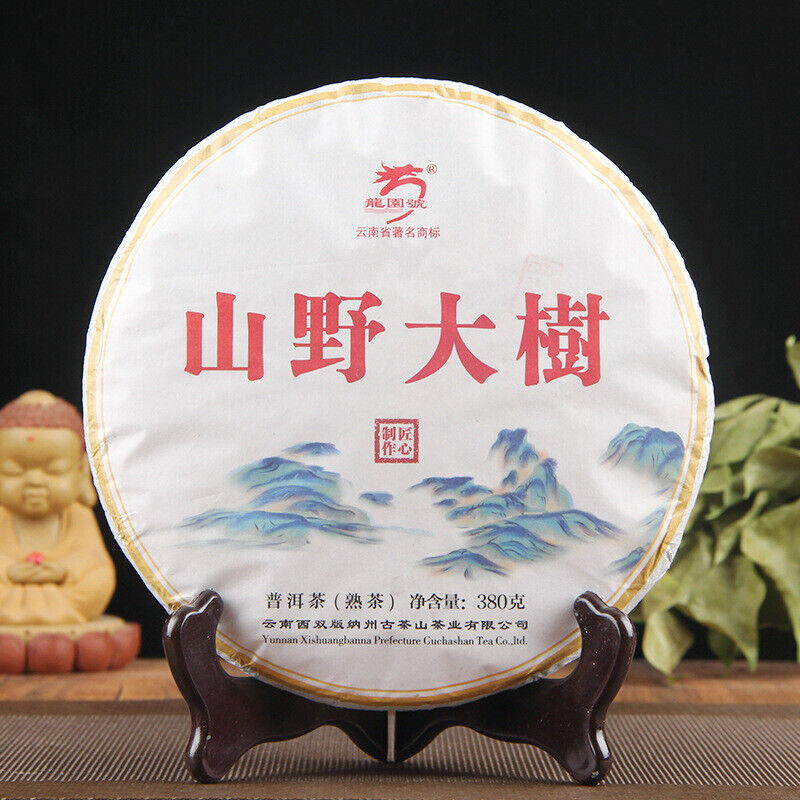 Pu-Erh Cooked Tea Cake Yunnan Highly Recommended Old Tree Puerh Black Tea 380g