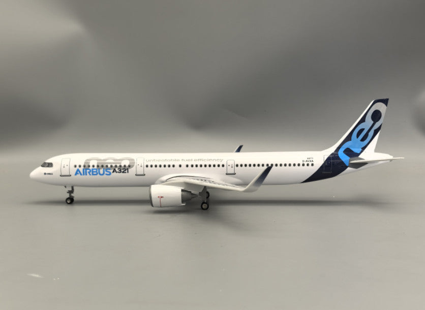 47CM 1:95 AIRBUS A321NEO Passenger Airplane Landing Gear Resin Aircraft Model