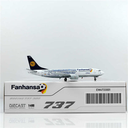 1:400 JC Wings Lufthansa BOEING B737-300 Passenger Airplane Diecast Model