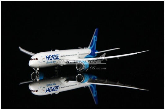 1:400 JC Wings NORSE BOEING 787-9 Passenger Airplane Flap Down Diecast Model