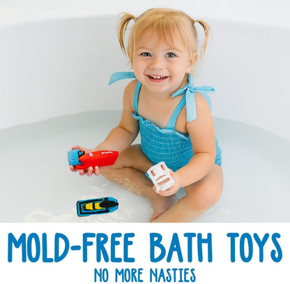 Bath Toy Boats for Toddlers, Mold Free Boat Bath Toys for Kids & Toddlers, No Ho