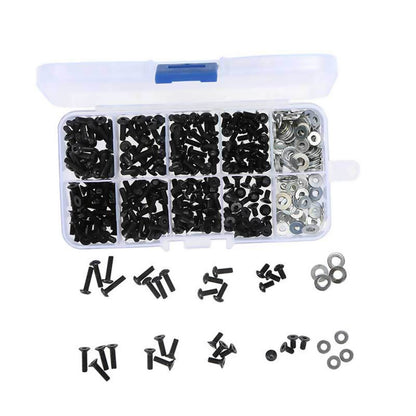 New 340pcs RC Screw Kit (M3, Hex Flat&Buttom Head)& M3 M4 Bolts For HSP RC Car