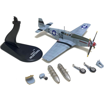1/72 Scale WWII USAAF P-51B Mustang Fighter 339TH FS 504TH FG Model Plane Decor