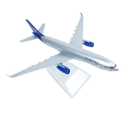 16cm A380 Russian Airlines Simulation Aircraft Plane Model Collection Decor N