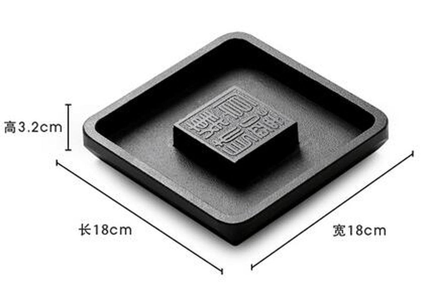 18cm Stone Tea Set Tea Table Pot Holder Tea Ceremony Tea Tray Kung Fu Tea Set
