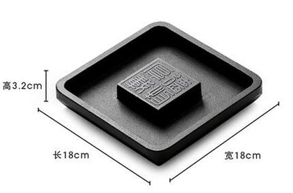 18cm Stone Tea Set Tea Table Pot Holder Tea Ceremony Tea Tray Kung Fu Tea Set