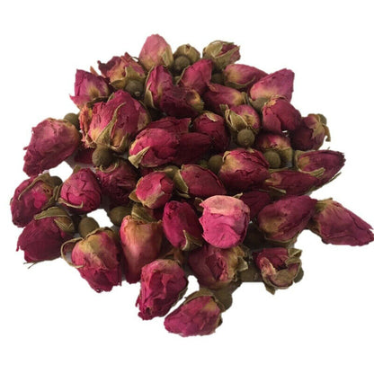 Premium Natural Dried Red Rose Buds, 100% Natural (4 oz. Bag)