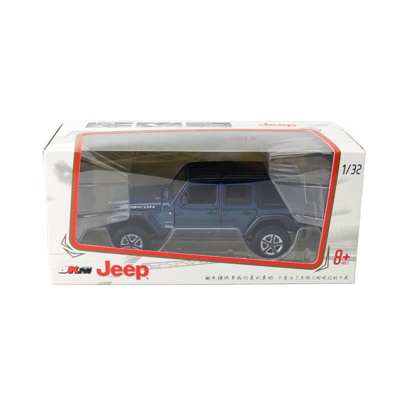 1:32 Diecast JEEP Rubicon SUV Metal Car Model Toy Door Open Sound Light Gift