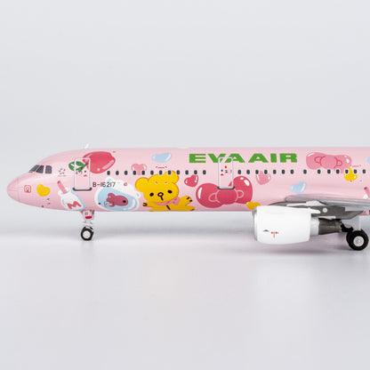 1:400 NGmodels EVA Air Airbus A321 Passenger Airplane Diecast Plane Model