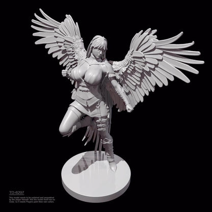 1/24 resin figure model Flying Feather Goddess B 3D print unassembled unpainted