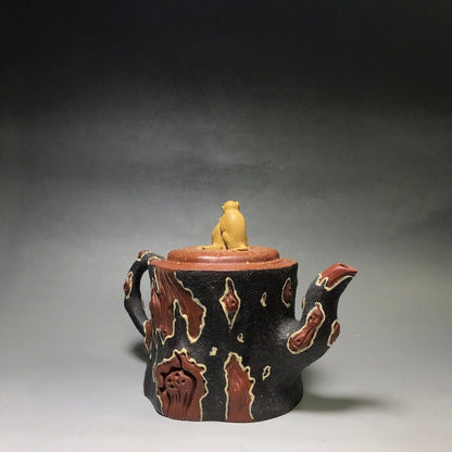 Chinese Yixing Zisha Clay Handmade Exquisite Teapot （五代封侯 底款：蒋蓉）