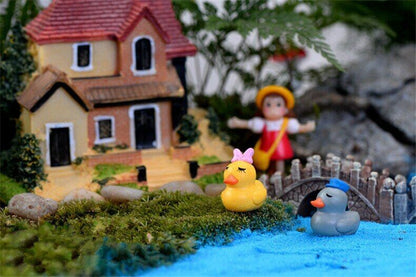 5pcs Couple Ducks Decoration Supplies Micro Landscape Deco Creative Handicrafts